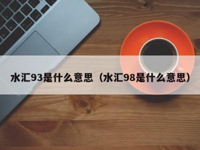 长春水汇93是什么意思（水汇98是什么意思）