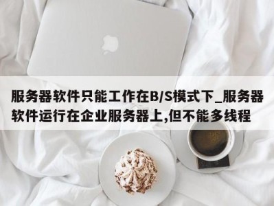 长春服务器软件只能工作在B/S模式下_服务器软件运行在企业服务器上,但不能多线程 